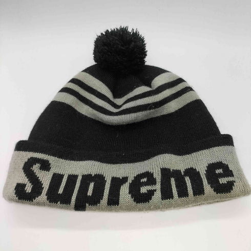 シュプリーム Supreme ロゴ ボーダー ニット帽 メンズ
