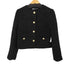 ザラ ZARA ノーカラーツイードジャケット レディース import:XS