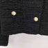 ザラ ZARA ノーカラーツイードジャケット レディース import:XS