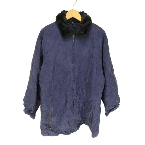 タルボット TALBOTS 襟ファージップジャケット レディース JPN:XL