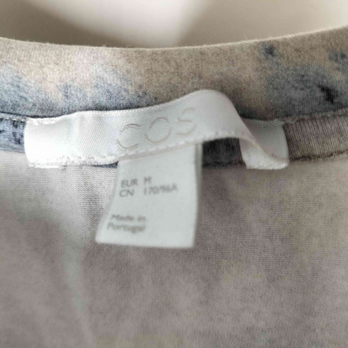 コス COS 総柄 L/S Tシャツ レディース import:M