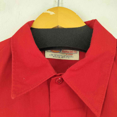 ディッキーズ Dickies 90~00s USA製 ワークシャツ メンズ JPN:XL