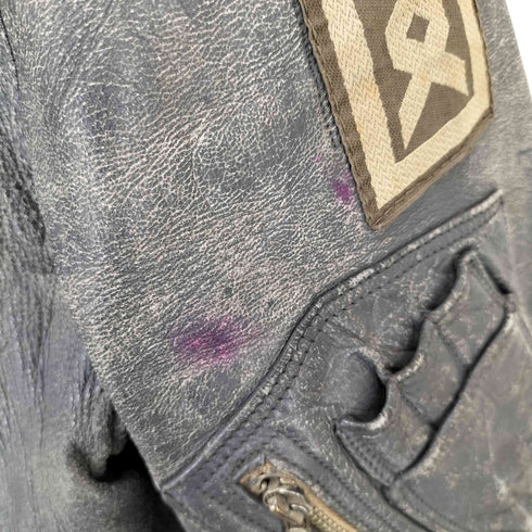 ジャーマンアーミー GERMAN ARMY ドイツ軍 レザーフライトジャケット メンズ