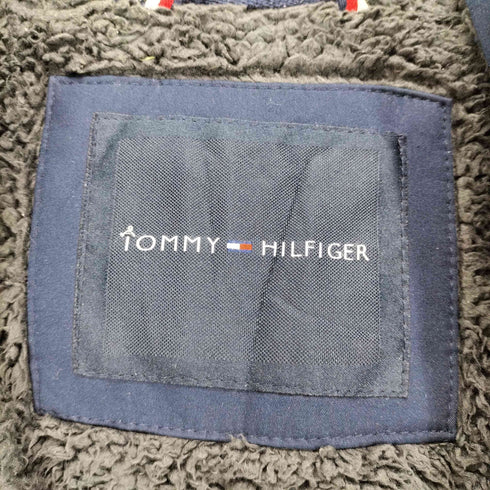 トミーヒルフィガー TOMMY HILFIGER 袖プリントファーフーディージャケット メンズ