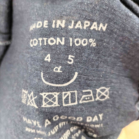 フォーティーファイブアールピーエム 45rpm 度詰天竺の四角Tシャツ レディース