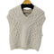 ザラ ZARA ケーブル編みニットベスト レディース import:M