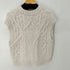 ザラ ZARA ケーブル編みニットベスト レディース import:M
