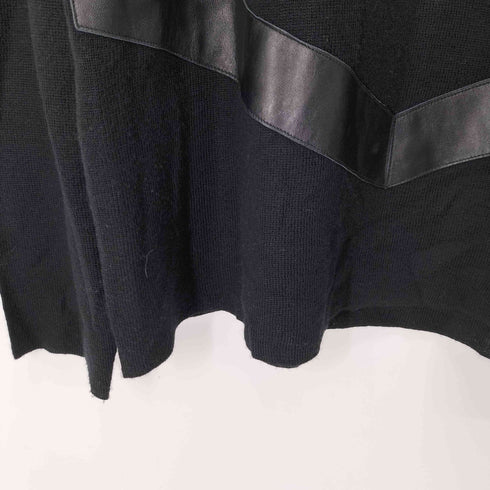 PRONTO UOMO レザー切替デザインモックネックニット メンズ JPN:XL