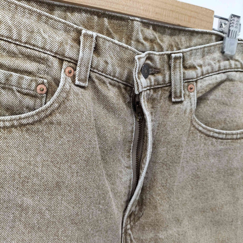 リーバイス Levis 01年製 MADE IN USA ボタン裏546 505 先染め テーパードカラーデニムパンツ メンズ 30/30