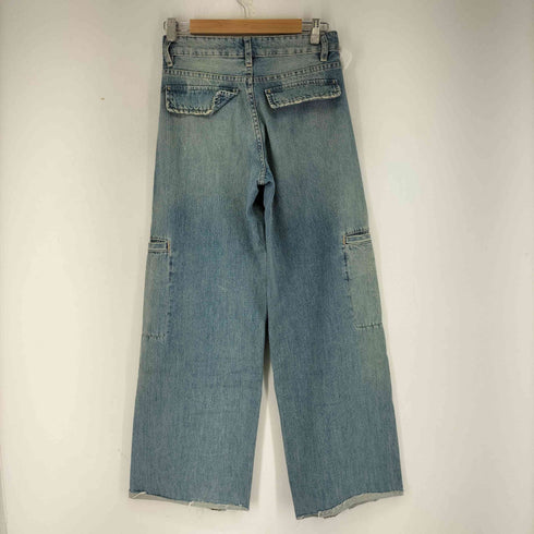 ザラ ZARA MID-RISE TRF CARGO JEANS PANT レディース US S