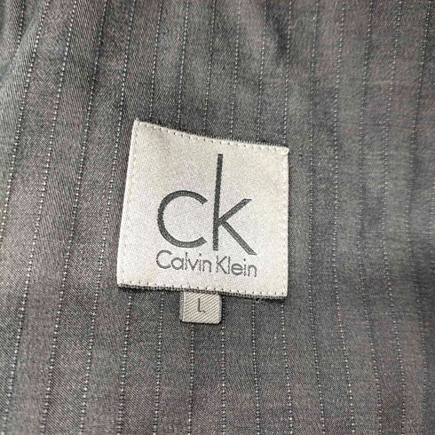 シーケーカルバンクライン ck Calvin Klein ストライプカバーオールジャケット メンズ import:L