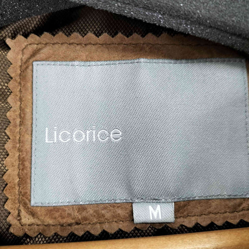 Licorice パイピング加工 ピッグレザージャケット メンズ JPN:M