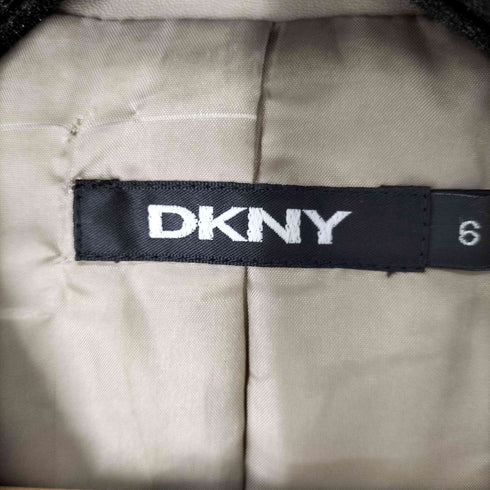 ダナキャランニューヨーク DKNY 1Bレザーテーラードジャケット レディース US:6