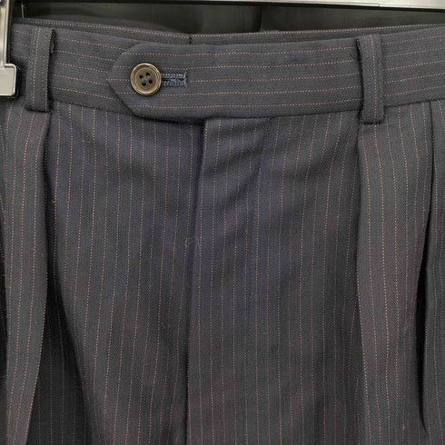 ポールスミス Paul Smith 日本製 ウール ストライプ 3Bテーラードジャケット セットアップ メンズ 90 76 175