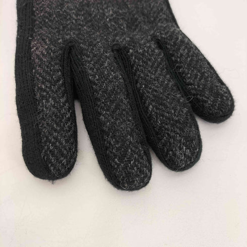 ハリスツイード Harris Tweed 切替 フェイクレザー手袋 レディース
