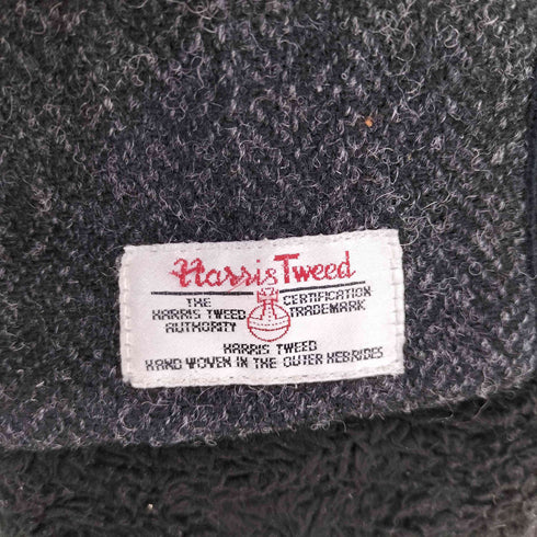 ハリスツイード Harris Tweed 切替 フェイクレザー手袋 レディース
