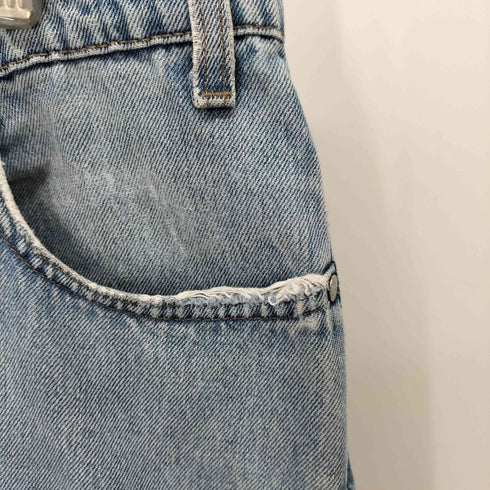 リーバイス Levis 90s 96年製 MADE IN USA ボタン裏513 SilverTab Relaxed アイスウォッシュデニム メンズ W34L30