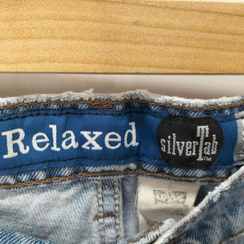 リーバイス Levis 90s 96年製 MADE IN USA ボタン裏513 SilverTab Relaxed アイスウォッシュデニム メンズ W34L30
