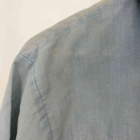 ユーエスネイビー U.S.NAVY 80S ステンシル S/S ミリタリーシャツ メンズ import:L