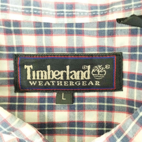ティンバーランド Timberland 90S 韓国製 ポケット刺繍半袖シャツ メンズ JPN:L