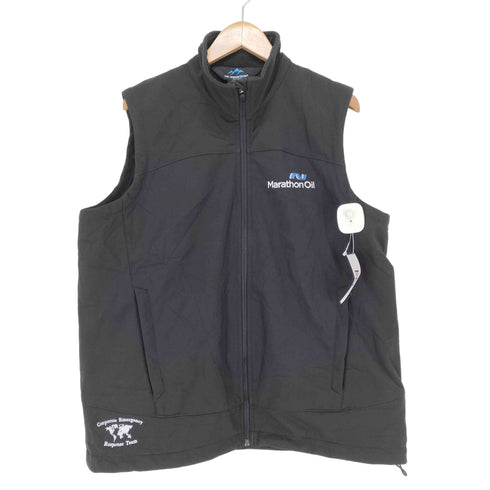 トライマウンテン TRI-MOUNTAIN Marathon Oil フロント刺繍ボンディングベスト レディース JPN:L
