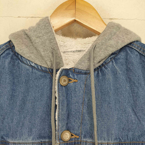 V.A.L.A 裏地ボアデニムフーディージャケット メンズ JPN:L