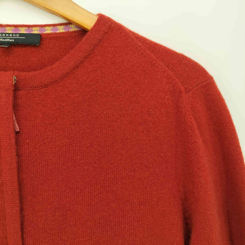 ウィークエンドマックスマーラ Weekend Max Mara 比翼 カシミヤ ジップ カーディガン レディース import:M
