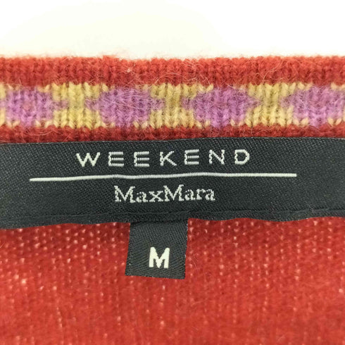 ウィークエンドマックスマーラ Weekend Max Mara 比翼 カシミヤ ジップ カーディガン レディース import:M
