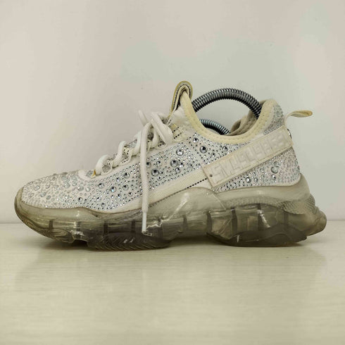 スティーブマデン STEVE MADDEN Maxima Rhinestone-Trim Trainer Sneakers ラインストーン スニーカー レディース US:7.5