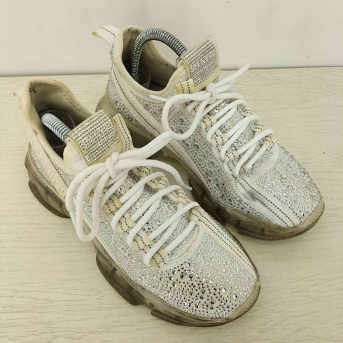 スティーブマデン STEVE MADDEN Maxima Rhinestone-Trim Trainer Sneakers ラインストーン スニーカー レディース US:7.5