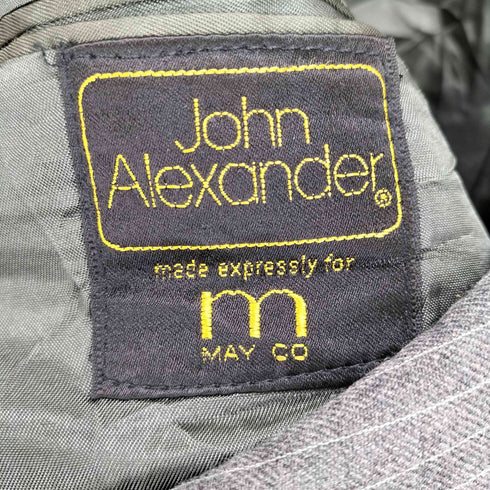 JOHN ALEXANDER MADE IN USA ストライプテーラードジャケット メンズ