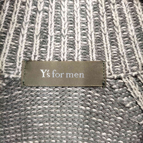 ワイズフォーメン Ys for men 99AW 茶タグ コットンドライバーズニット メンズ