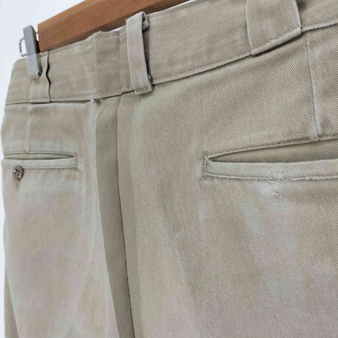 ディッキーズ Dickies 90S 同色ロゴ TALONジップ ワーク パンツ メンズ