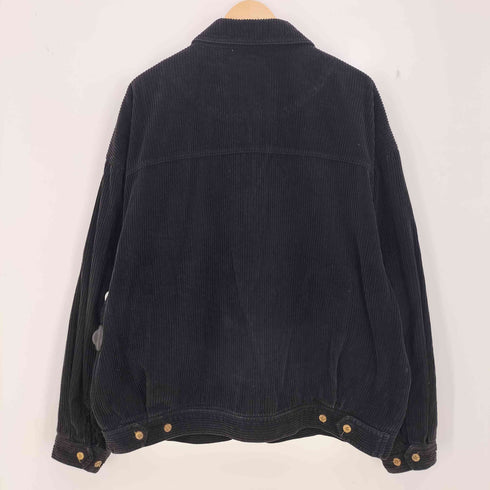 トミーバハマ Tommy Bahama 90s ボックス コーデュロイ ジップアップブルゾン メンズ import:L