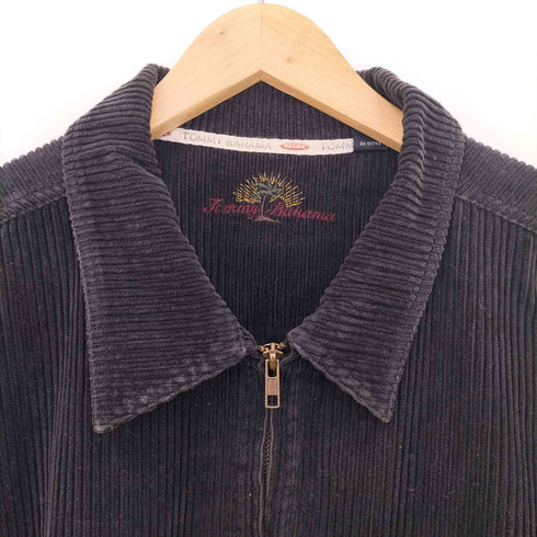 トミーバハマ Tommy Bahama 90s ボックス コーデュロイ ジップアップブルゾン メンズ import:L