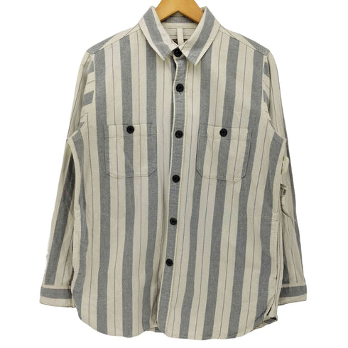 ナイジェルケーボン NIGEL CABOURN LYBRO ARCTIC SHIRT COTTON STRIP メンズ 46