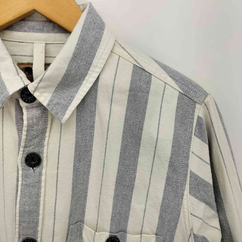 ナイジェルケーボン NIGEL CABOURN LYBRO ARCTIC SHIRT COTTON STRIP メンズ 46