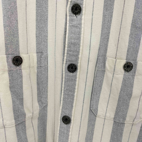 ナイジェルケーボン NIGEL CABOURN LYBRO ARCTIC SHIRT COTTON STRIP メンズ 46