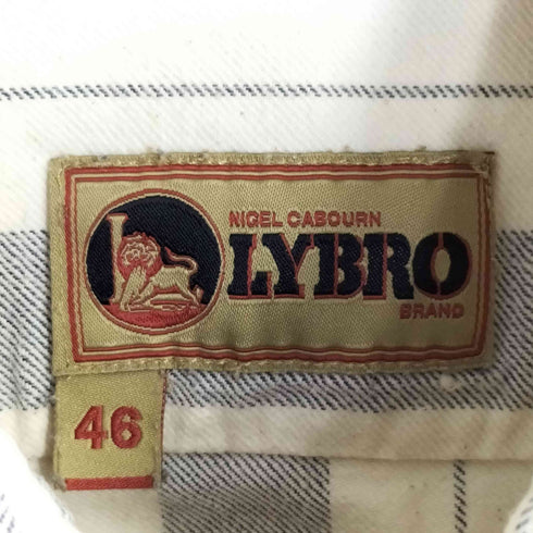 ナイジェルケーボン NIGEL CABOURN LYBRO ARCTIC SHIRT COTTON STRIP メンズ 46