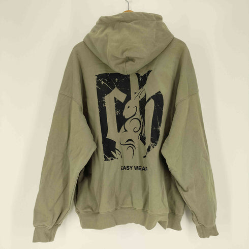 chinism EASY WEAR バック プリント プルオーバー パーカー 韓国 メンズ import:L