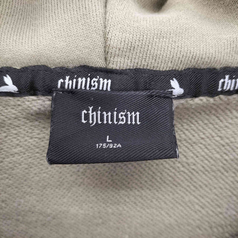chinism EASY WEAR バック プリント プルオーバー パーカー 韓国 メンズ import:L