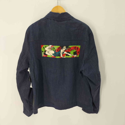 PUSHEAD Zorlac Skateboards ライトンオンスデニムジャケット メンズ import:L