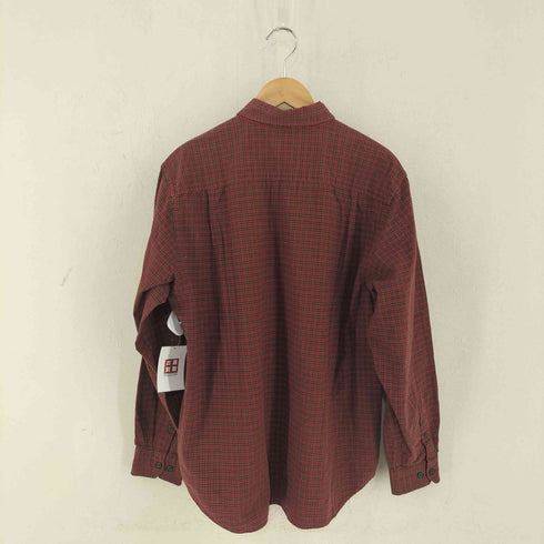 ギャップ Gap 00s OLD 片ポケ コットンチェックシャツ メンズ import:M