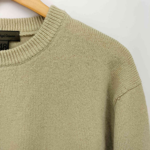 ナイジェルケーボン NIGEL CABOURN CREW NECK SWEATER WASHABLE WOOL メンズ 48