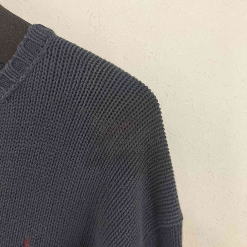ポロバイラルフローレン Polo by RALPH LAUREN 90-00s スモールポニー刺繍 コットンニット メンズ import:XL