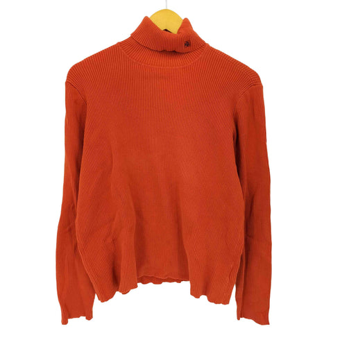 ローレンラルフローレン LAUREN RALPH LAUREN 首元ロゴパッチ コットン タートルネックニット レディース import:XL