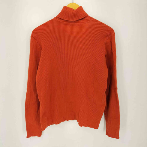 ローレンラルフローレン LAUREN RALPH LAUREN 首元ロゴパッチ コットン タートルネックニット レディース import:XL