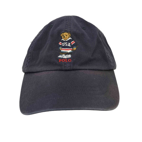 ポロラルフローレン POLO RALPH LAUREN ポロベアー刺繍 キャップ レディース ONE SIZE