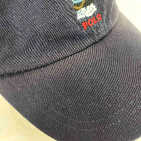 ポロラルフローレン POLO RALPH LAUREN ポロベアー刺繍 キャップ レディース ONE SIZE