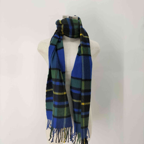 ジョンストンズオブエルガン johnstons of elgin カシミヤ チェックマフラー レディース
